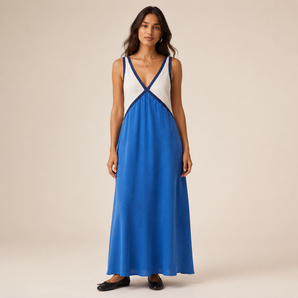 Vestido Feminino Midi Suede Decote V – Ágata