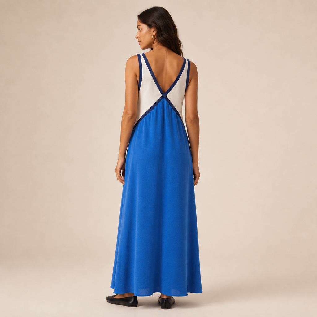 Vestido Feminino Midi Suede Decote V – Ágata