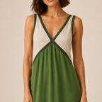 Vestido Feminino Midi Suede Decote V – Ágata