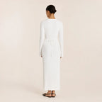 Vestido Feminino Longo Tricô Elegante – Olga