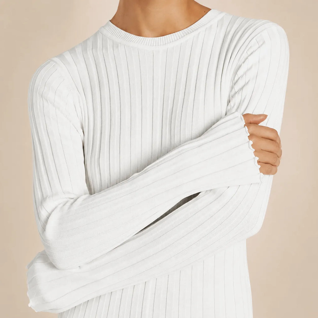 Vestido Feminino Longo Tricô Elegante – Olga