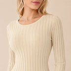 Vestido Feminino Longo Tricô Elegante – Olga