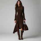 Vestido Longo Feminino Amarração na Cintura Camille