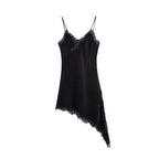 Vestido Preto de Cetim